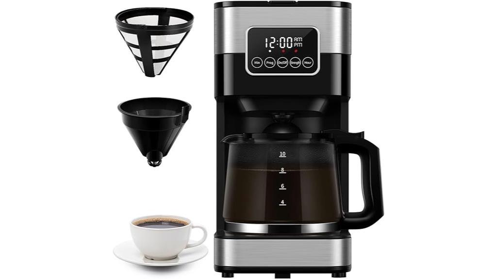 programmable 10 cup coffee maker